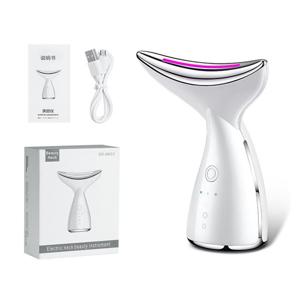 Velvura microcurrent facial lifting device showing product, retail box and USB cable accessories